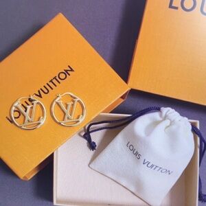 Louis Vuitton Gold Earrings